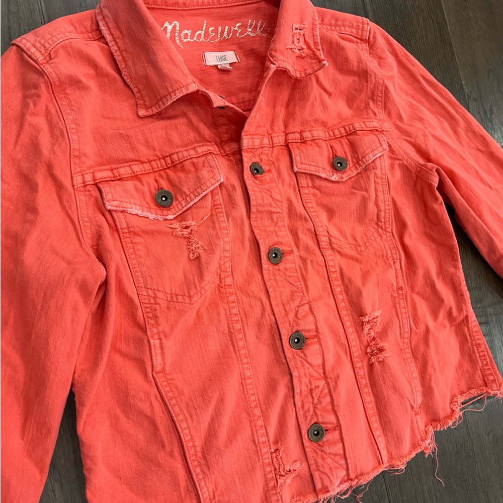 Madewell Distressed Jacket - Picture 10 of 14
